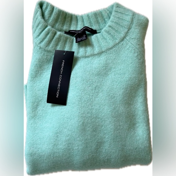 French Connection NWT Mint Crew Neck Sweater - Picture 2 of 12